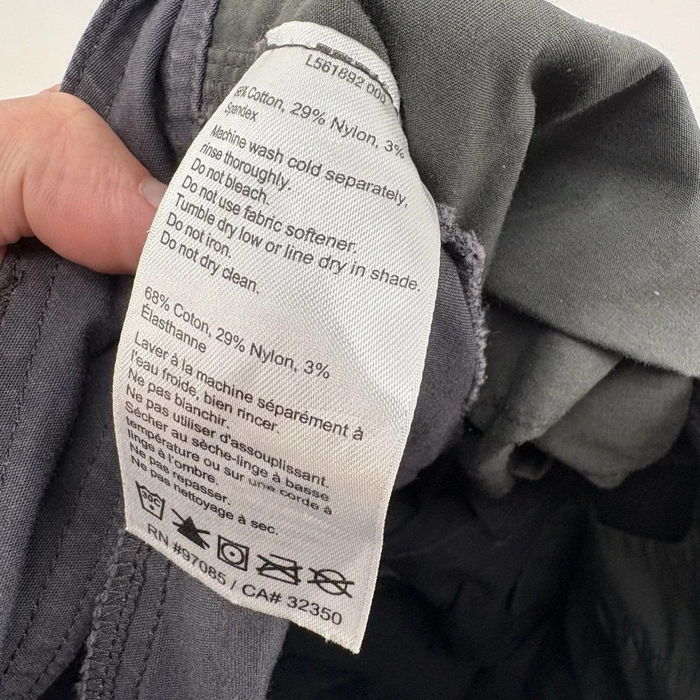Outdoor Research Shastin Pants Mens 32X32‎ Gray Stretch Chino Casual Travel Hike